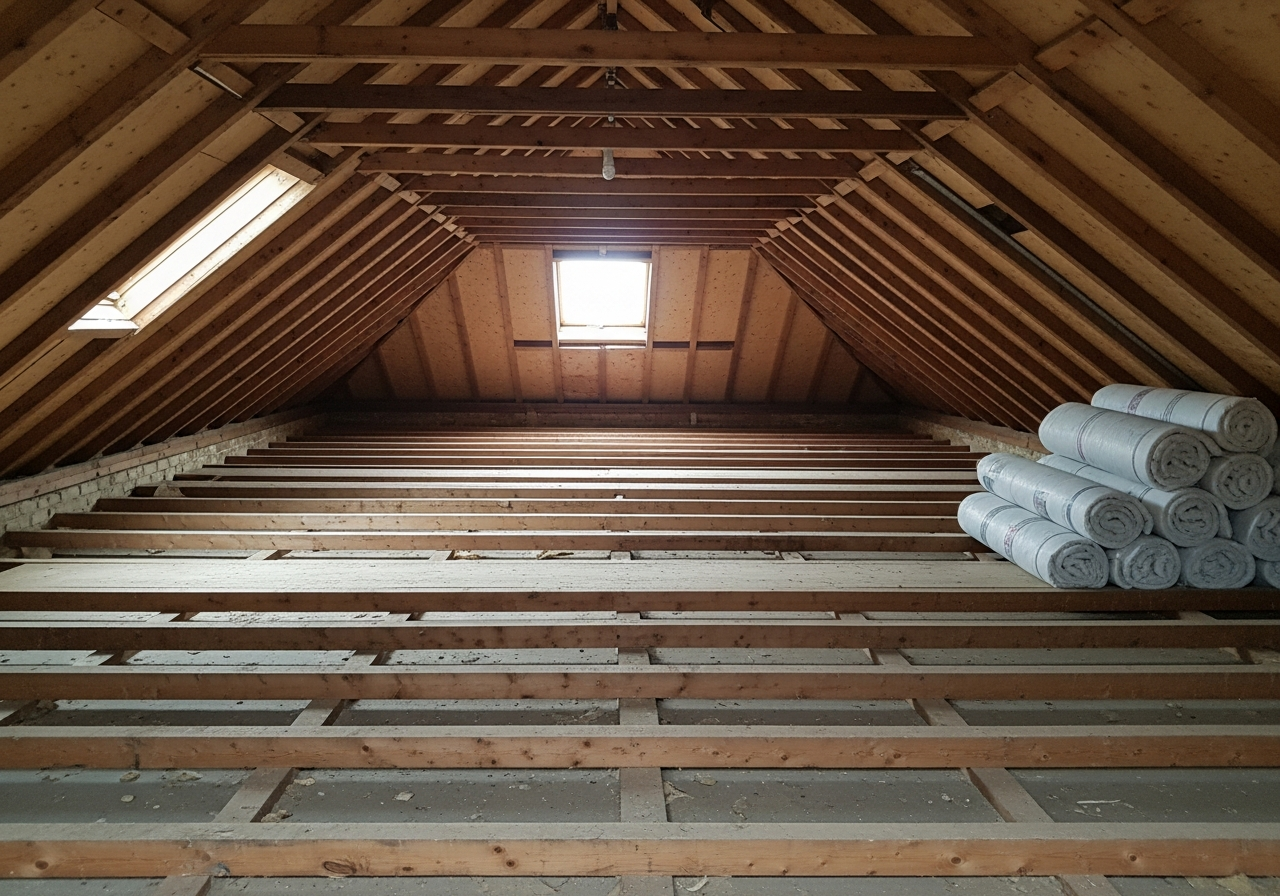 Completed old loft insulation removal and disposal result in a Greater Manchester home