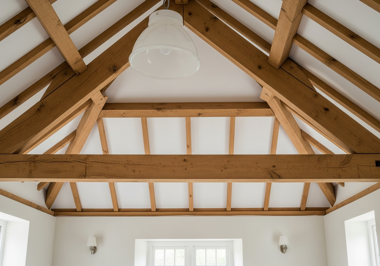 Completed timber rafter cleaning and residue removal result in a Greater Manchester home